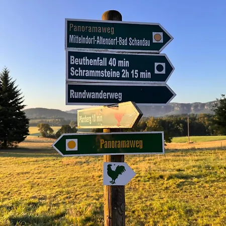 Am Panoramaweg Saechsische Schweiz