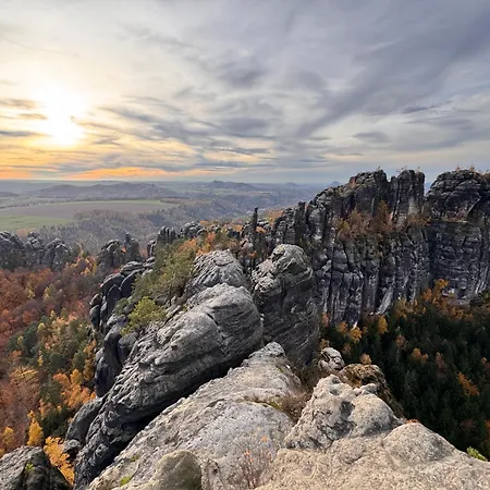 Am Panoramaweg Saechsische Schweiz *