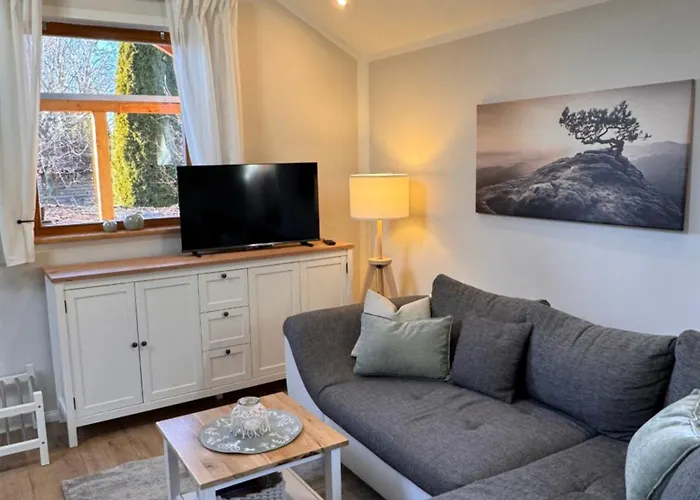 度假居 Am Panoramaweg Saechsische Schweiz 利希滕海恩