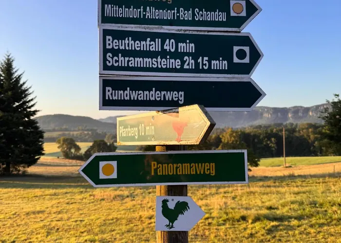 Am Panoramaweg Saechsische Schweiz
