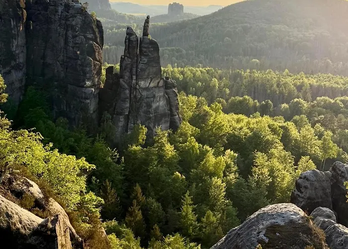 Am Panoramaweg Saechsische Schweiz Feriehus Lichtenhain (Sebnitz)